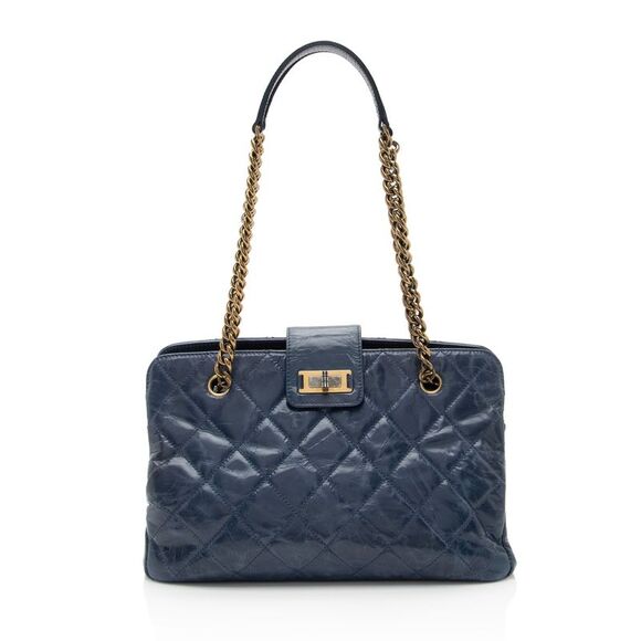 Chanel Handbags - Chanel Glazed Calfskin Reissue Small Tote